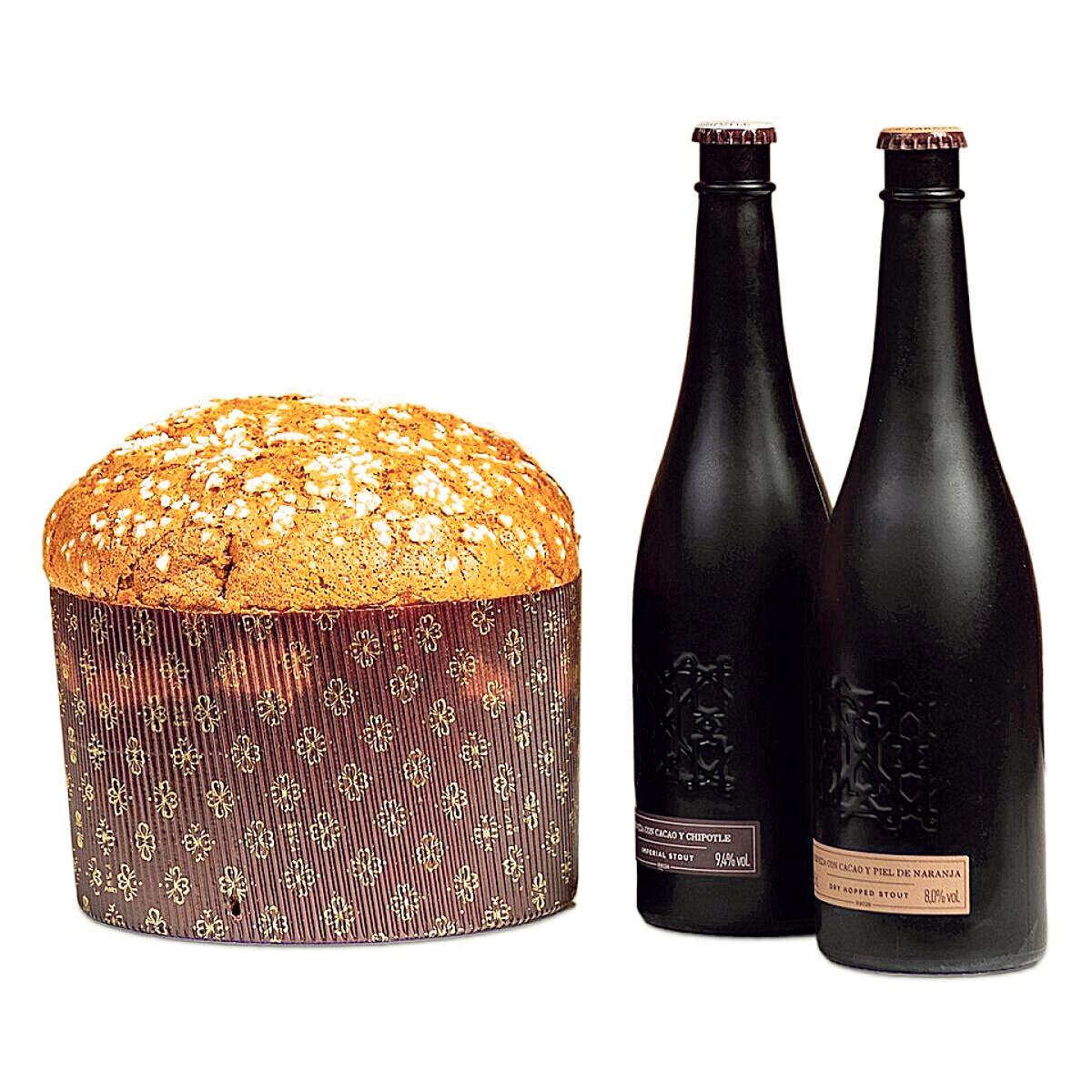 El panettone de Paco Torreblanca de cervezas Alhambra, grupo San Miguel.