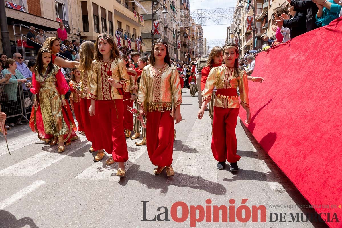 Desfile infantil del Bando Moro en las Fiestas de Caravaca