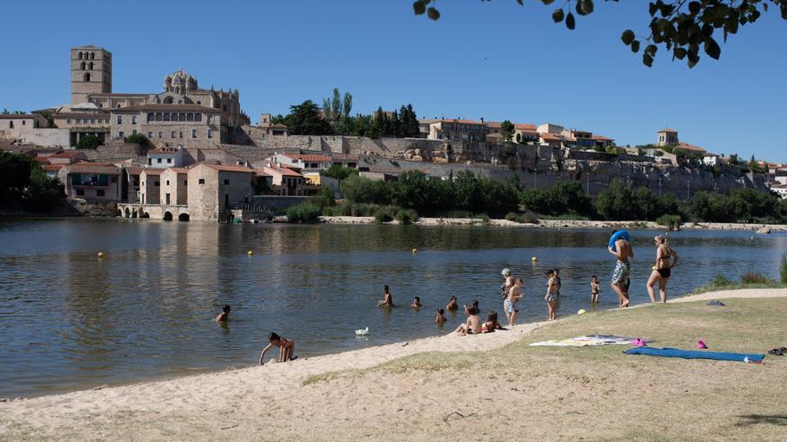 La segunda ola de calor del verano golpea a Zamora