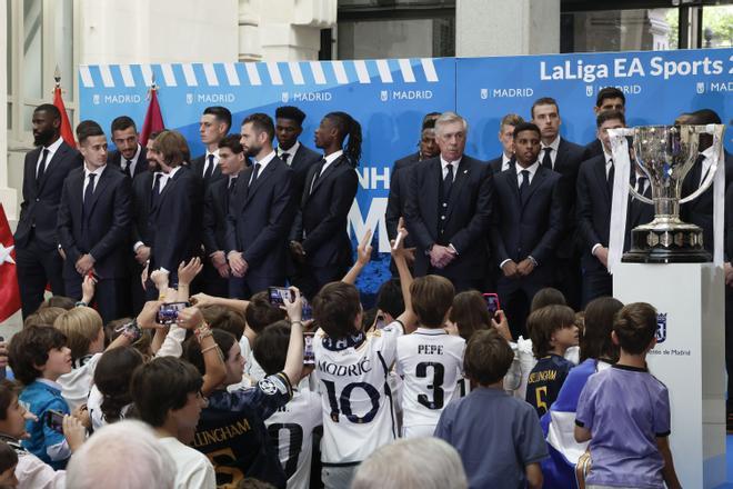 El Real Madrid celebra su trigésimo sexta Liga