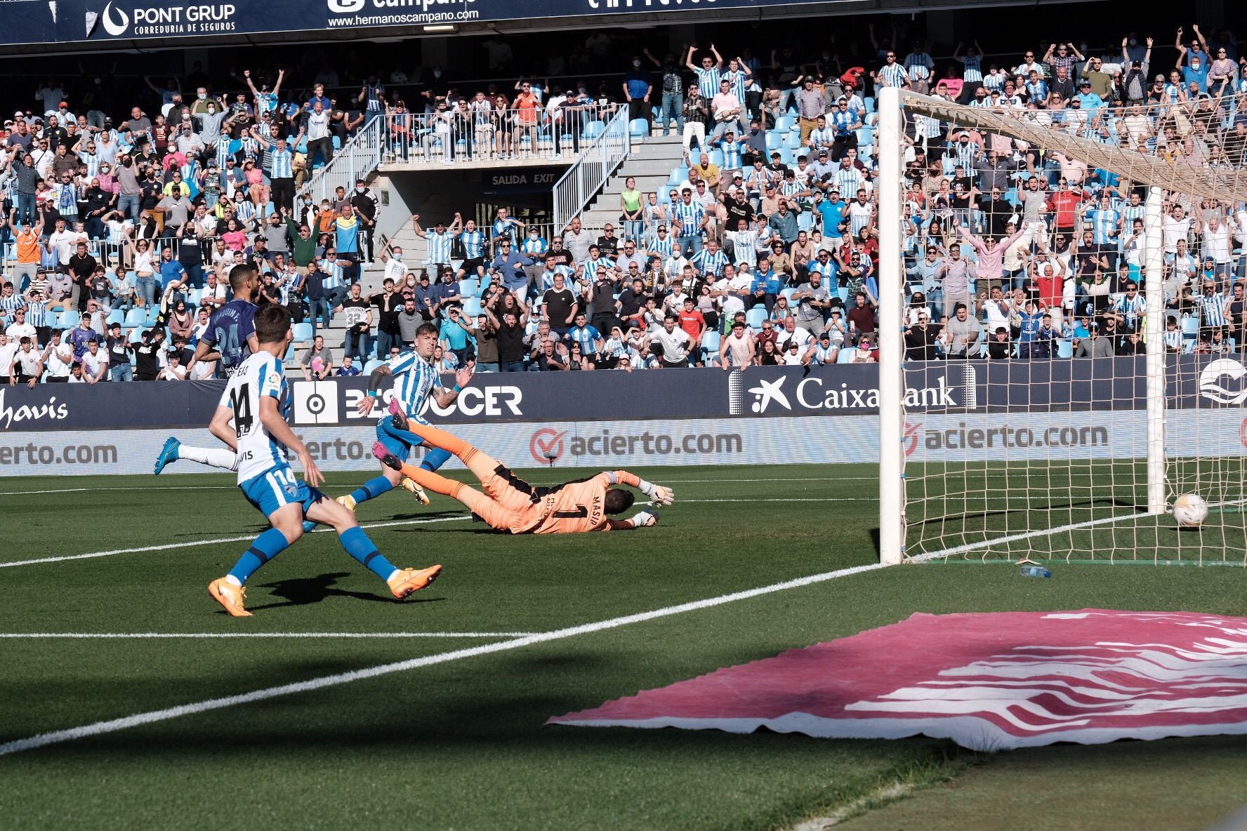 Las imágenes del Málaga CF - Real Valladolid