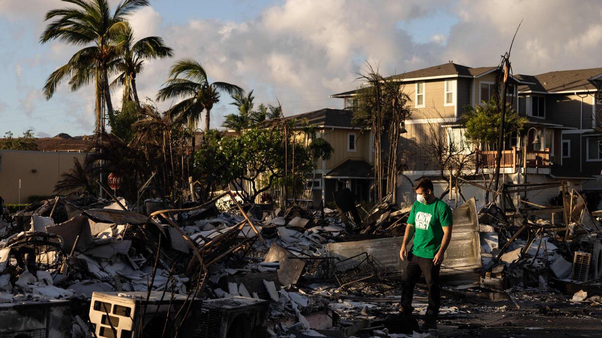 Hawái trata de recuperarse del infierno del fuego