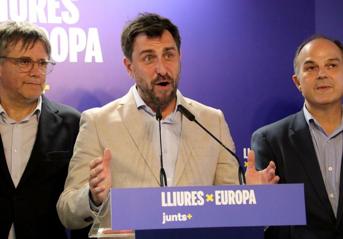 Junts reté un sol eurodiputat, tot i que encara lidera l’independentisme