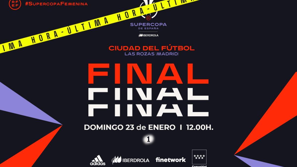 Nuevo horario para la final. Se jugará a las 12:00 h