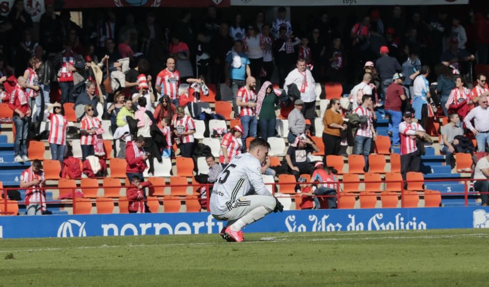 El partido del Oviedo en Lugo, en imágenes