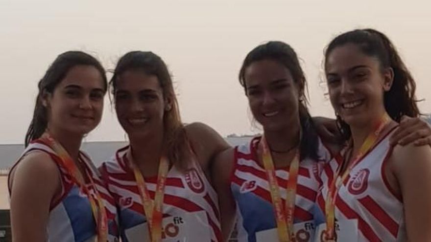 El quartet 4x100 de l&#039;Avinent, campió d&#039;Espanya sub-18