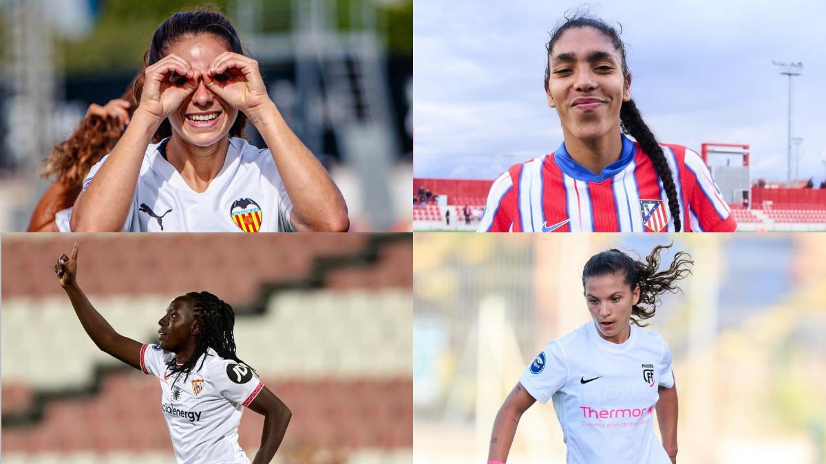 Tere Morató, Gaby García, Fatou Kanteh y Esther Laborde