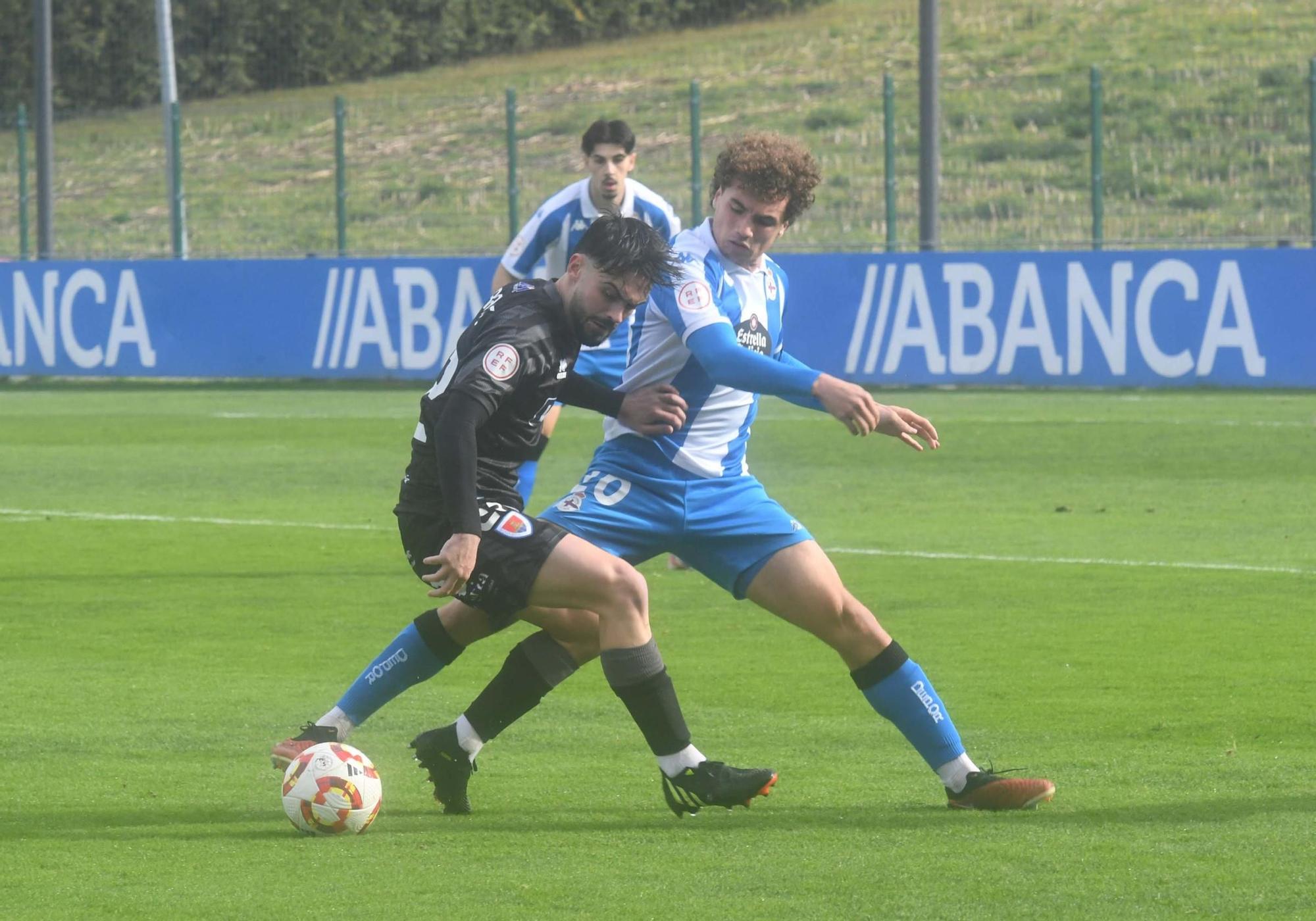 El Fabril se choca contra un muro y pierde (0-2) con el Numancia