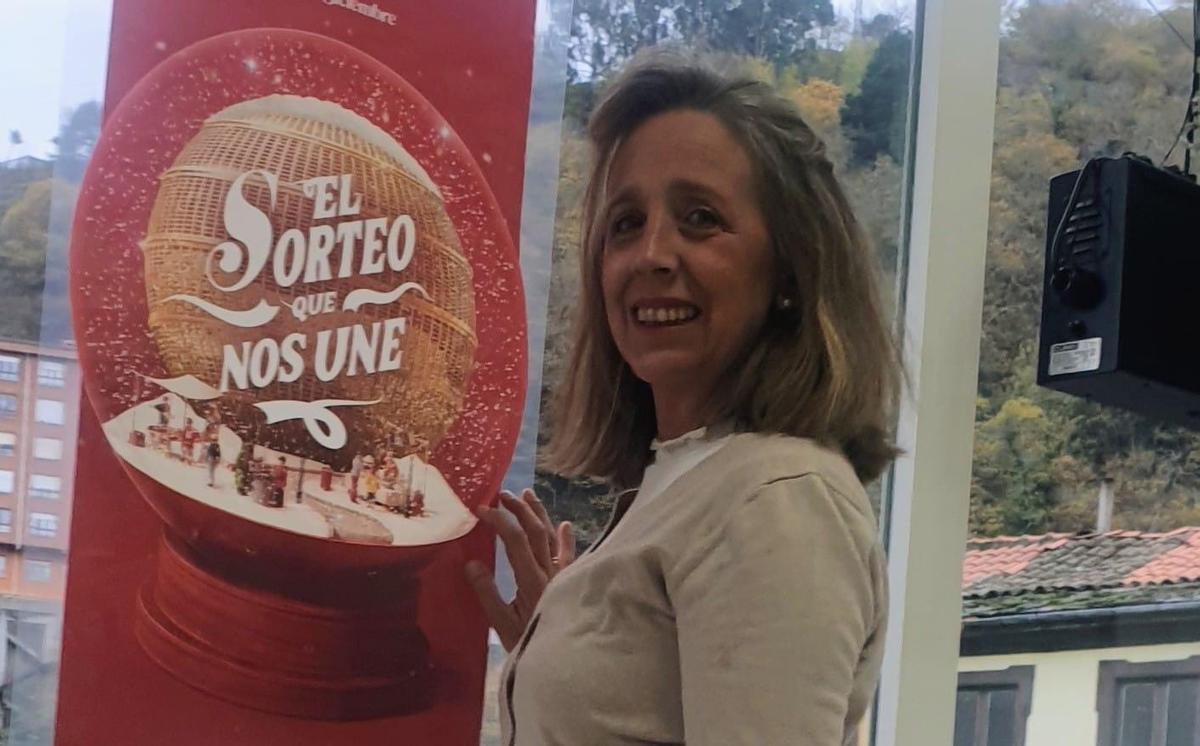 Carmen Menéndez, en Cangas del Narcea.