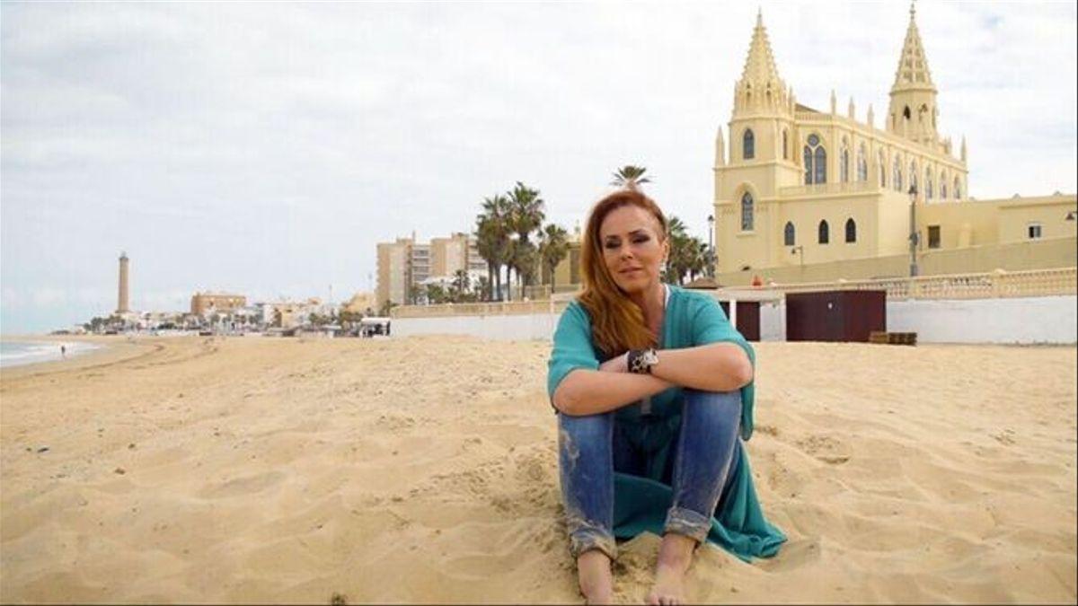 Rocío Carrasco durante un momento de la grabación de su docuserie &#039;En el nombre de Rocío&#039;