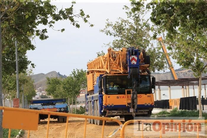 El nuevo puente en Lorca, a punto de terminar