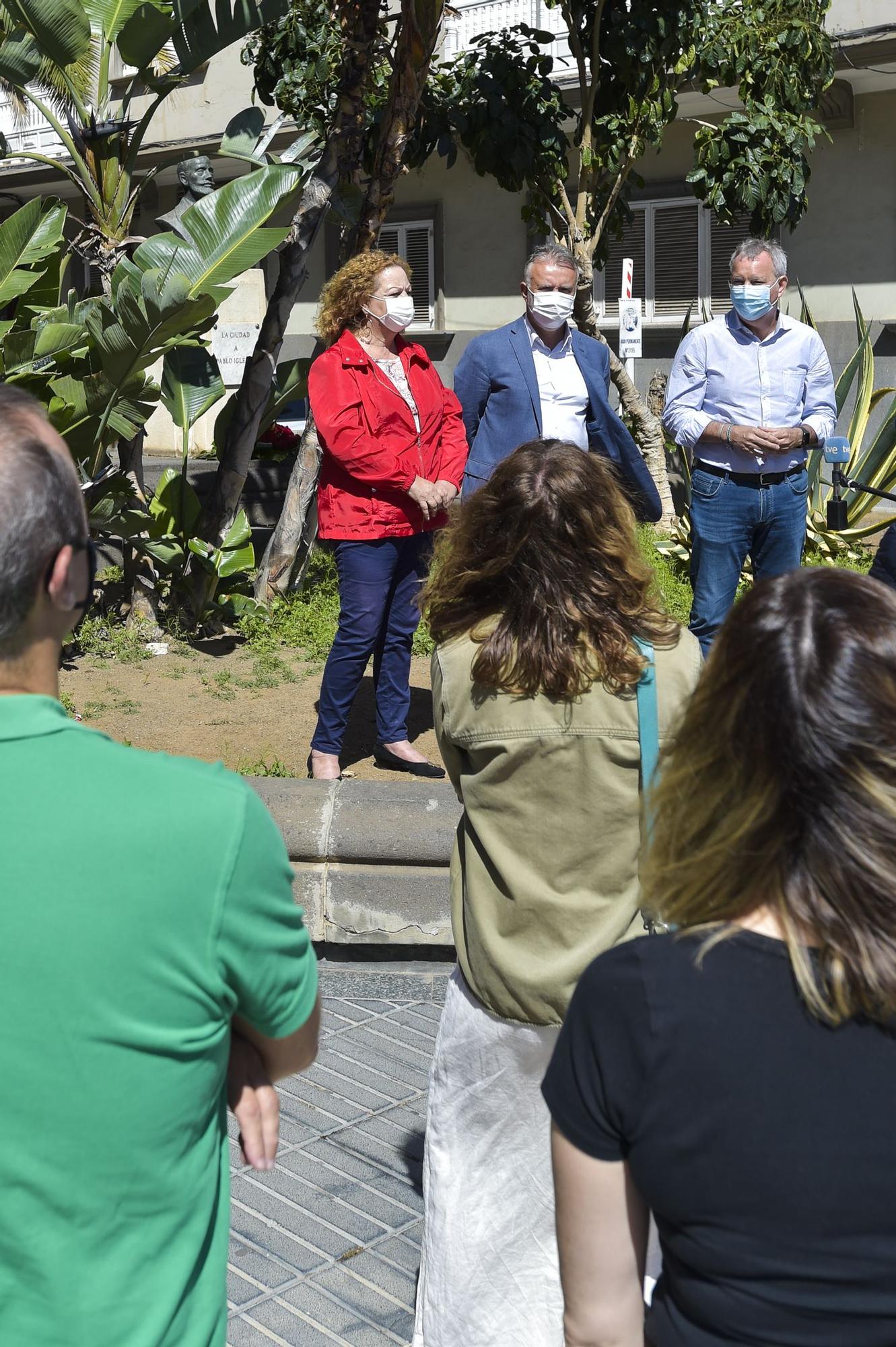 Homenaje al fundador del PSOE, Pablo Iglesias Posse