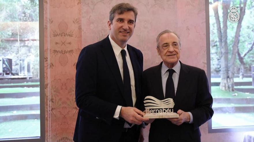 Almuerzo de las directivas del Real Madrid y del Manchester City, previo al encuentro de esta noche