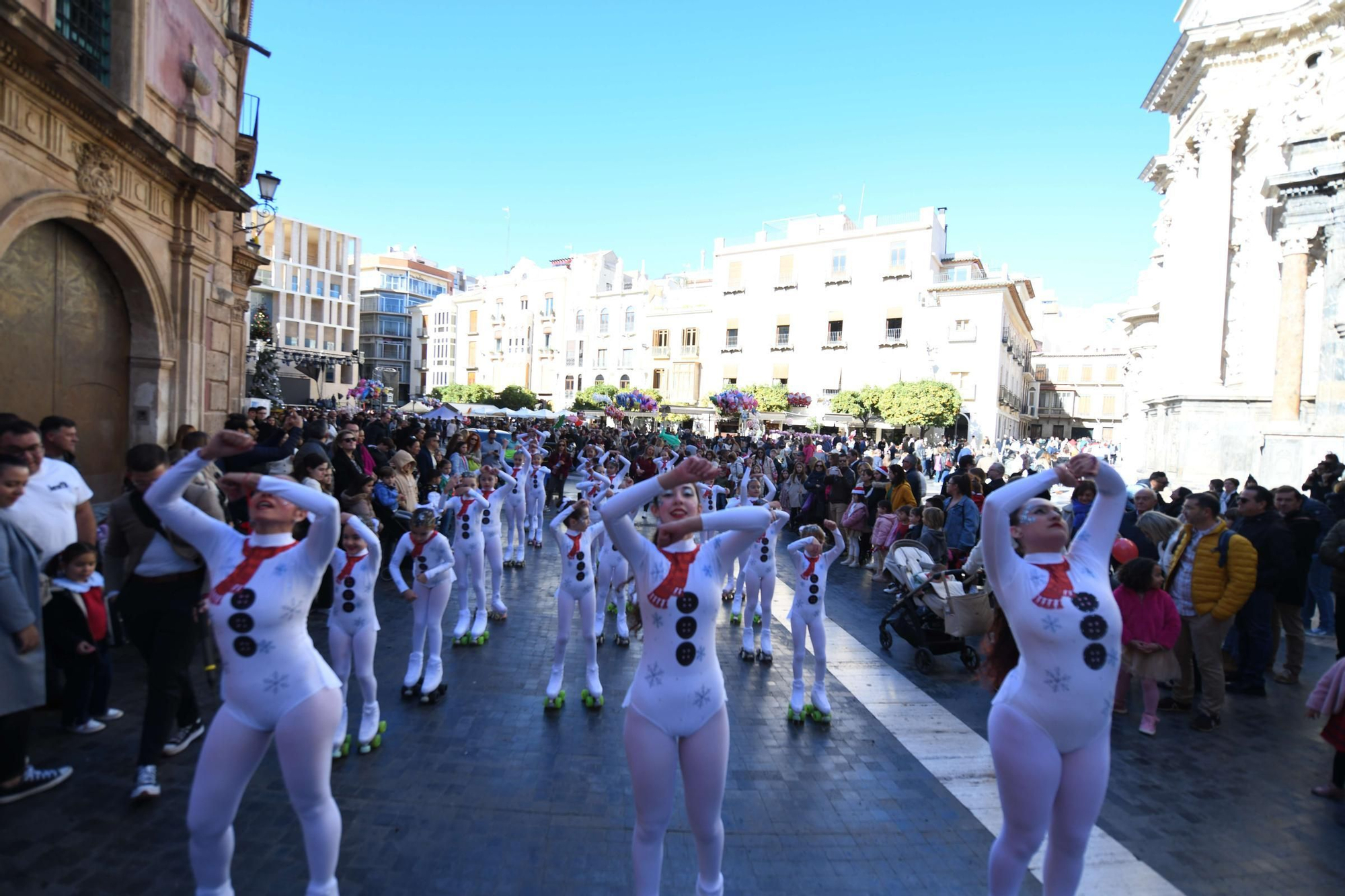 Las mejores imágenes del desfile de Papá Noel en Murcia
