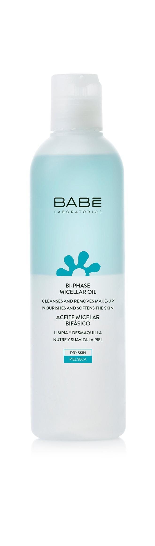 Aceite Micelar Bifásico, de Babe (12,40 euros/ 250 ml)