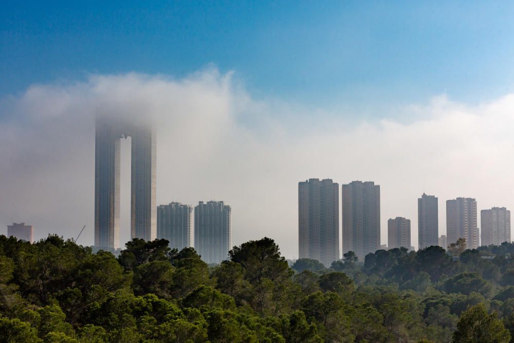 Niebla en Benidorm