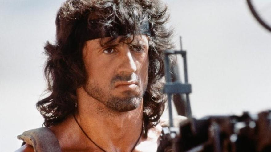 Sylvester Stallone en una imagen de &#039;Rambo II&#039;.