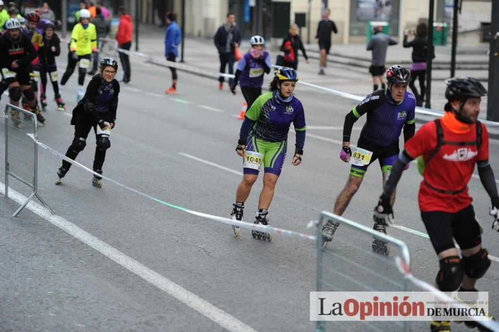 Murcia Maratón. Salida patinadores