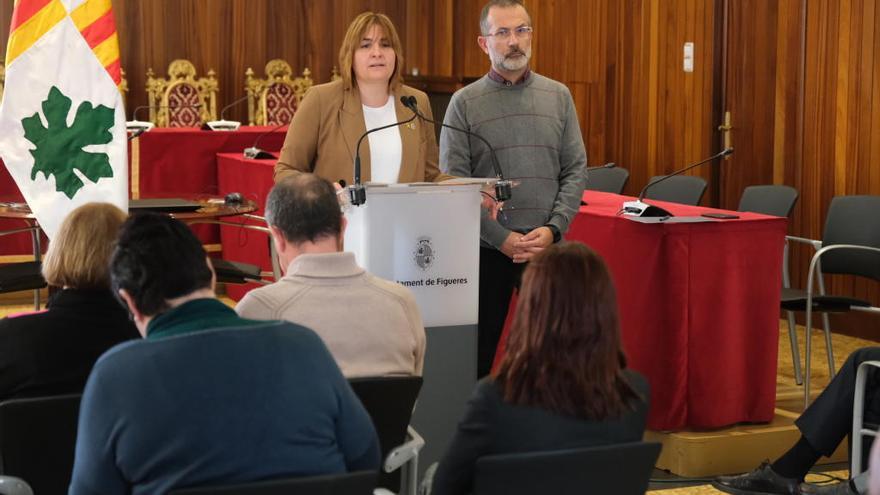 Deu dels onze membres del govern han assistit a la roda de premsa.