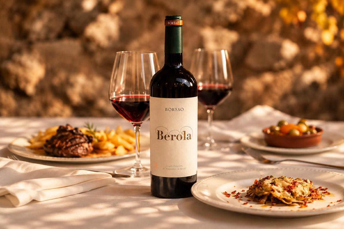 Berola 2019, de Borsao, combina garnatxa i syrah procedents de vinyes situades als vessants del Moncayo, a la DO Campo de Borja