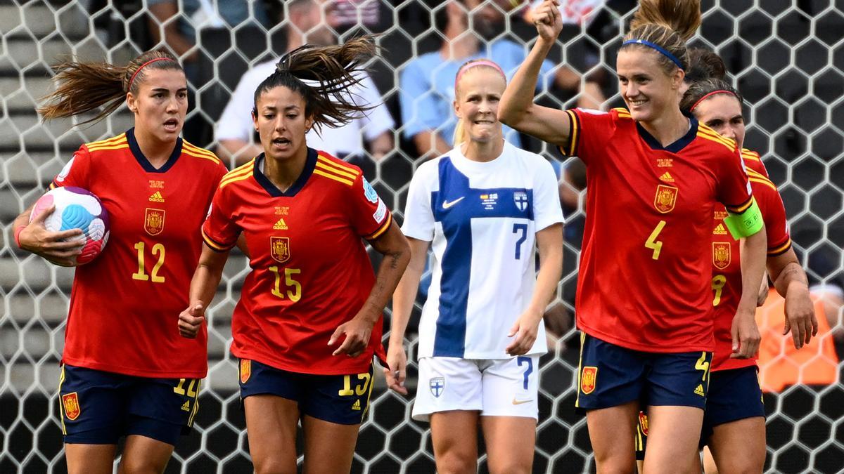 Victoria de España en su debut en la Eurocopa