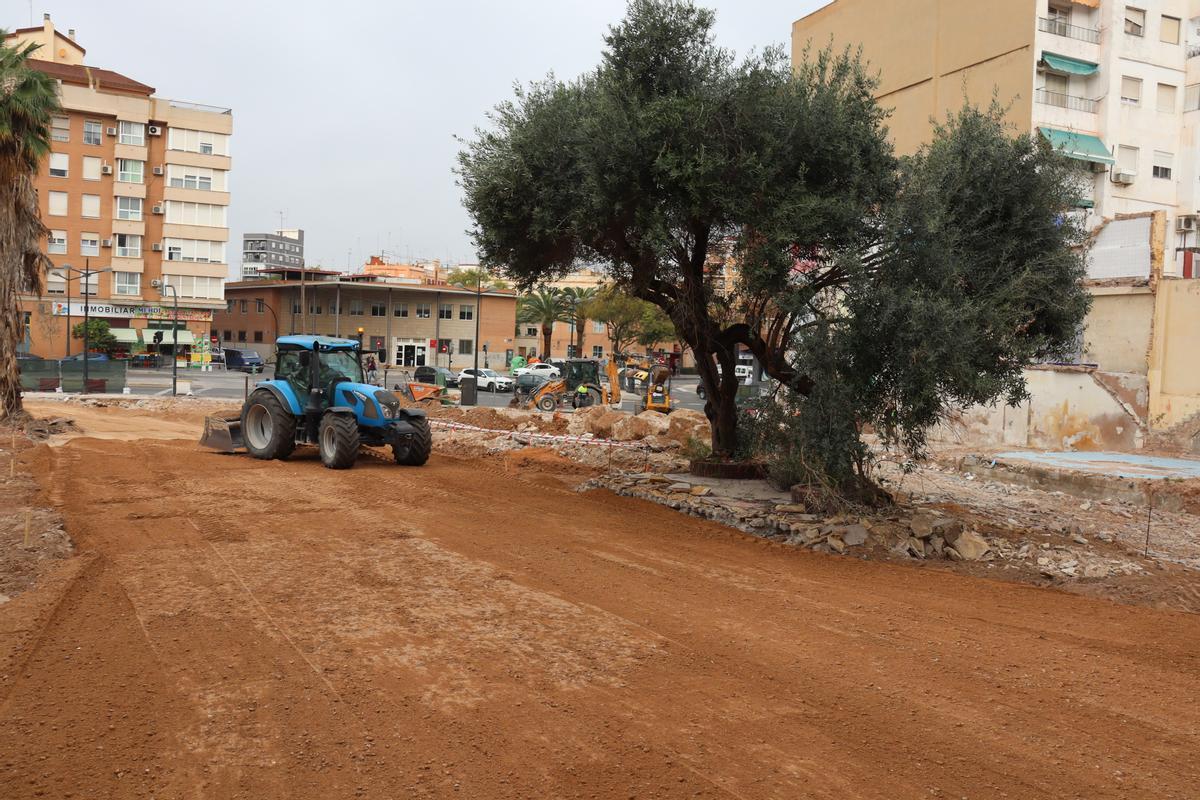 Así marchan las obras en el "agujero de la vergüenza" de Orriols