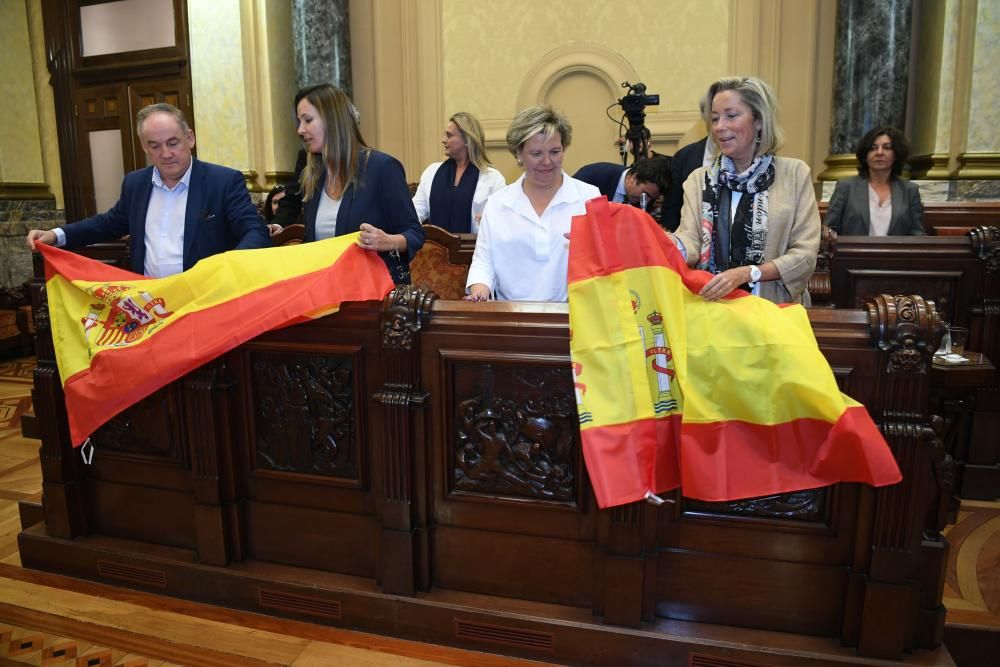 Pleno en el Concello de A Coruña: 9 de octubre de 2017