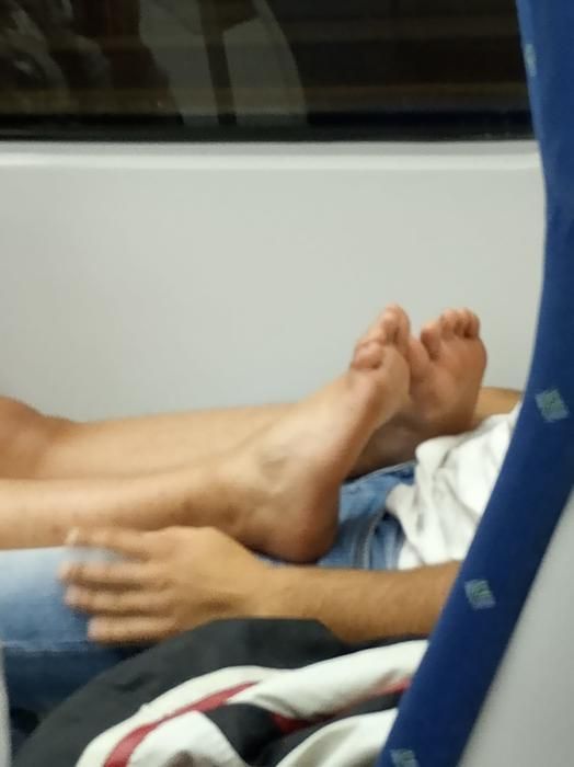 Incivismo en el tren de Mallorca