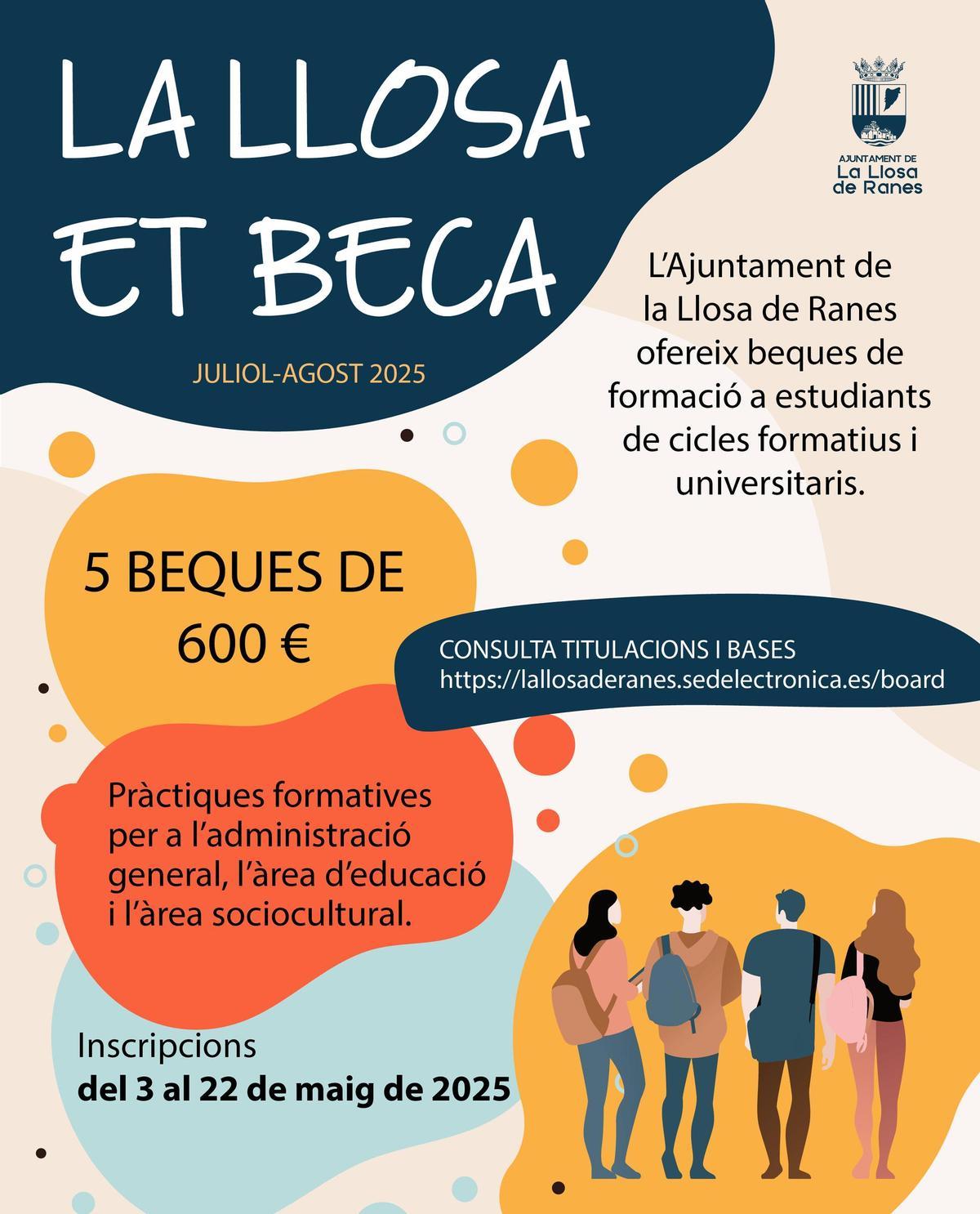 Cartel de "La Llosa et beca".