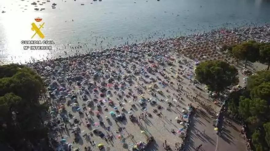 Sonnenfinsternis auf Mallorca: Der Einsatz der Guardia Civil im Video