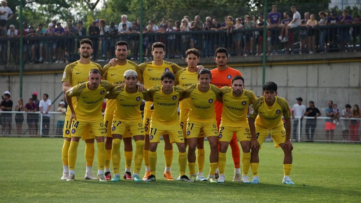 Once inicial del Andorra ante el Toulouse