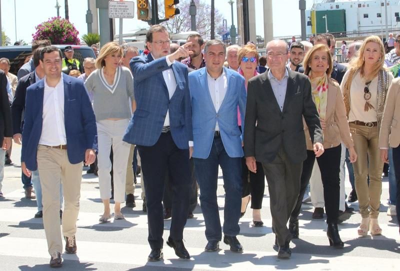 Mariano Rajoy inicia la precampaña en Málaga