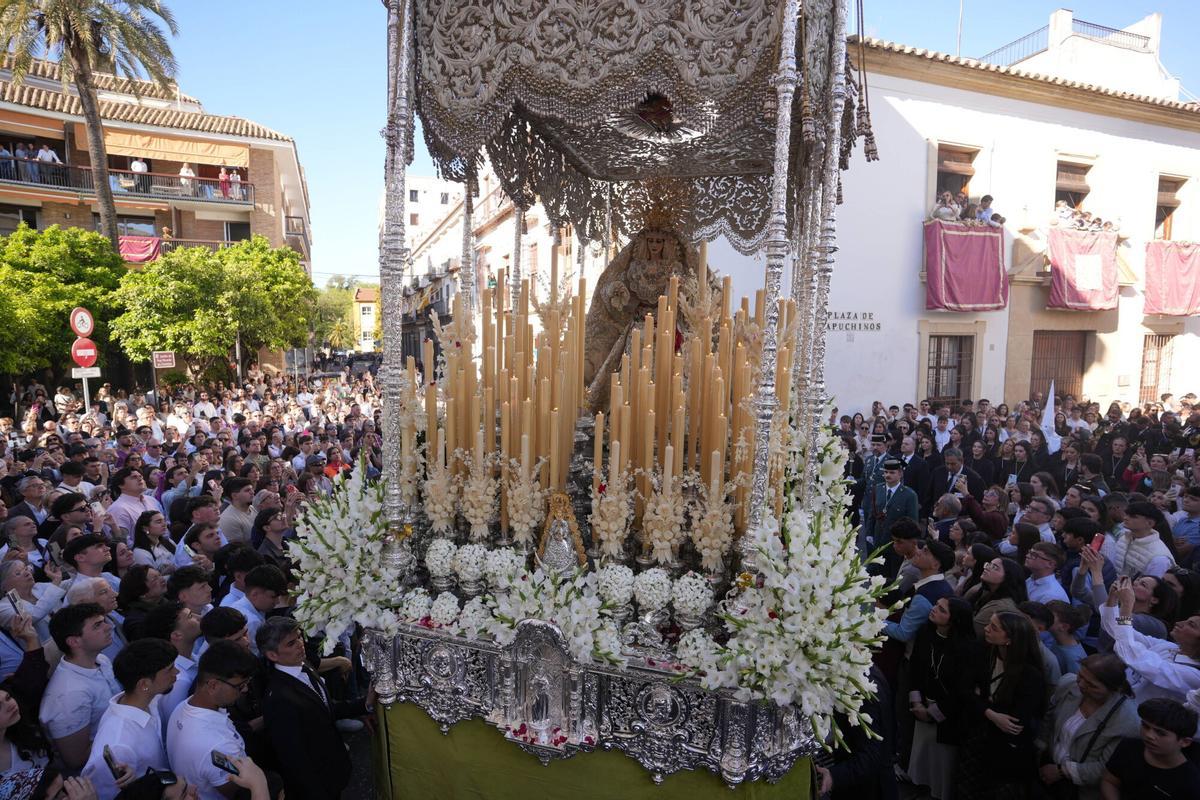 La Virgen de la Paz, este Miércoles Santo en Córdoba