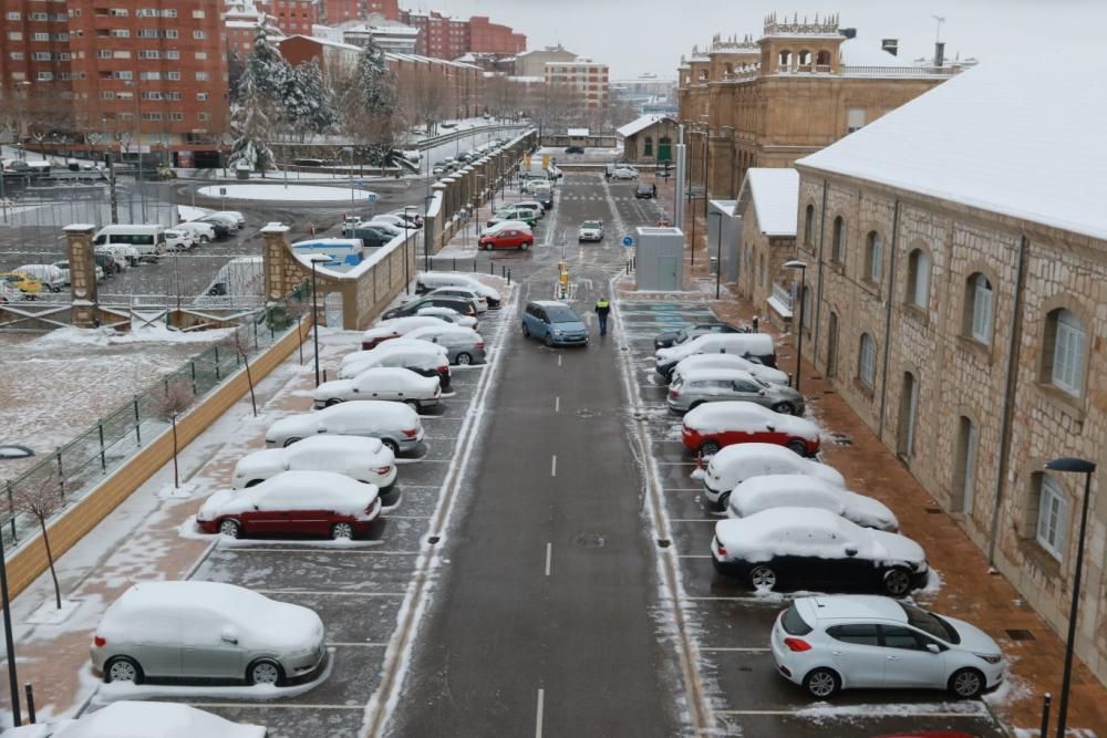 Nevada en Zamora: La ciudad, intransitable