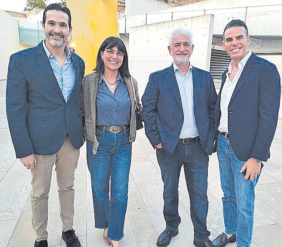 José Barranco, Montse Bravo, Jaime Martorell y Tomás Agudo.