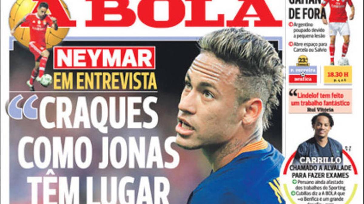 Neymar habló para 'A Bola'