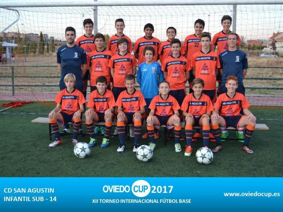 Algunos de los equipos que participan en la Oviedo Cup