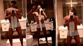 El extraño vídeo de Ricky Martin en el baño que causa revuelo en redes sociales y confunde a sus seguidores: "Britney versión hombre"
