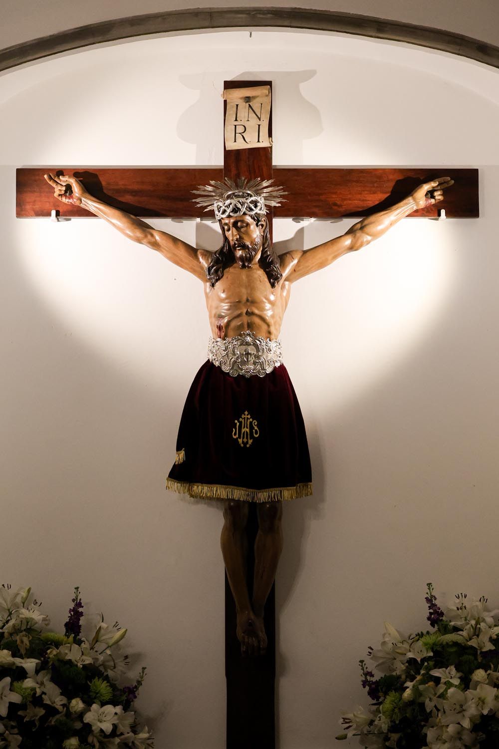 Ensayo de la Cofradía del Santísimo Cristo del Cementerio de la Semana Santa de Ibiza