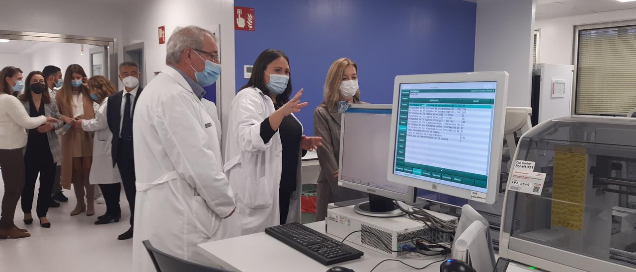 Un momento de la inauguración del laboratorio