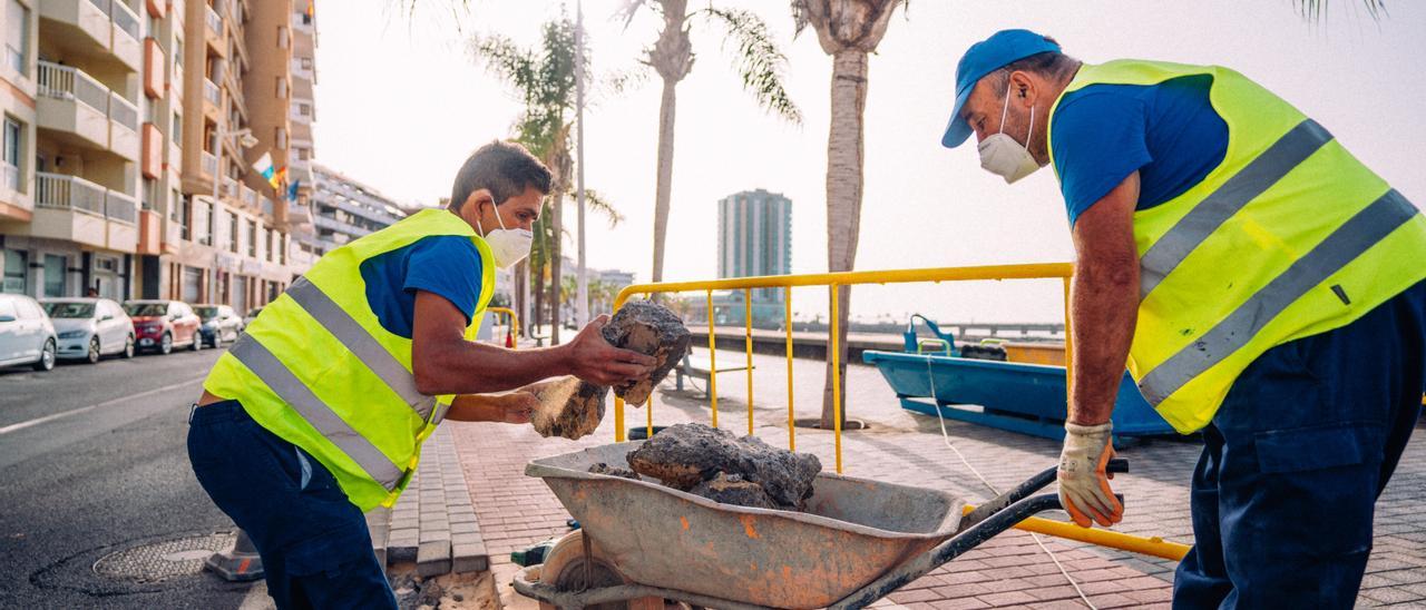 Obras en la Avenida de El Reducto