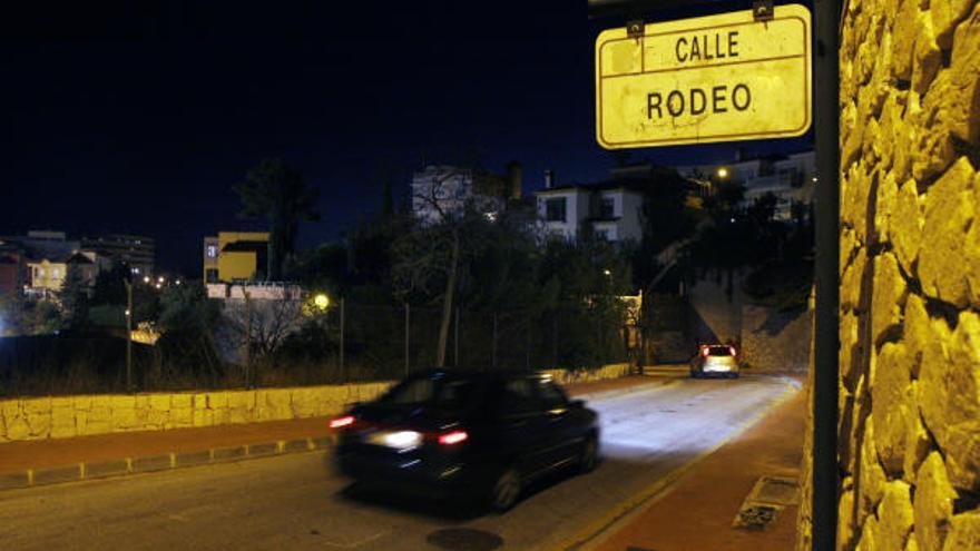 El accidente se produjo en la calle Rodeo.