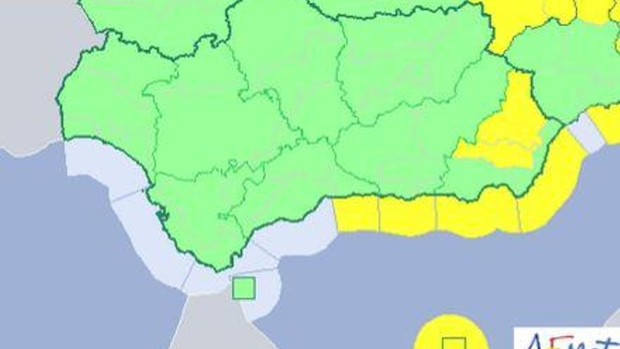 Aemet activa la alerta amarilla por viento en la Axarquía