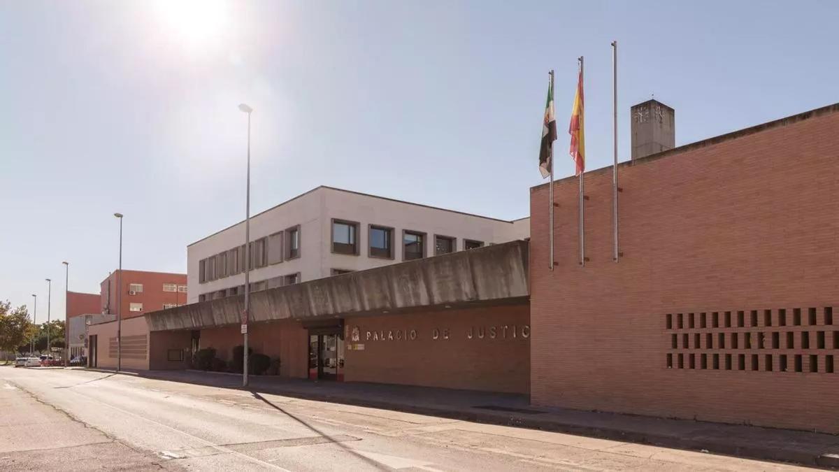 Palacio de Justicia de la capital extremeña.