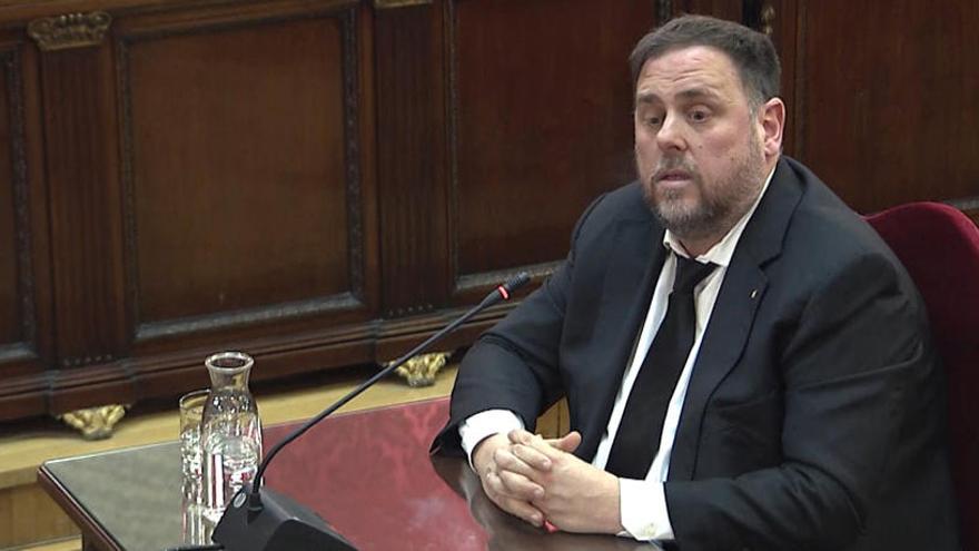 Oriol Junqueras en el juicio del &#039;procés&#039;.