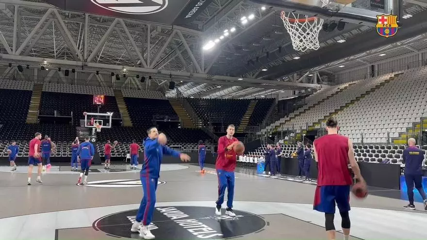 El Barça ya está en Bolonia: sesión de tiro antes de la Euroliga