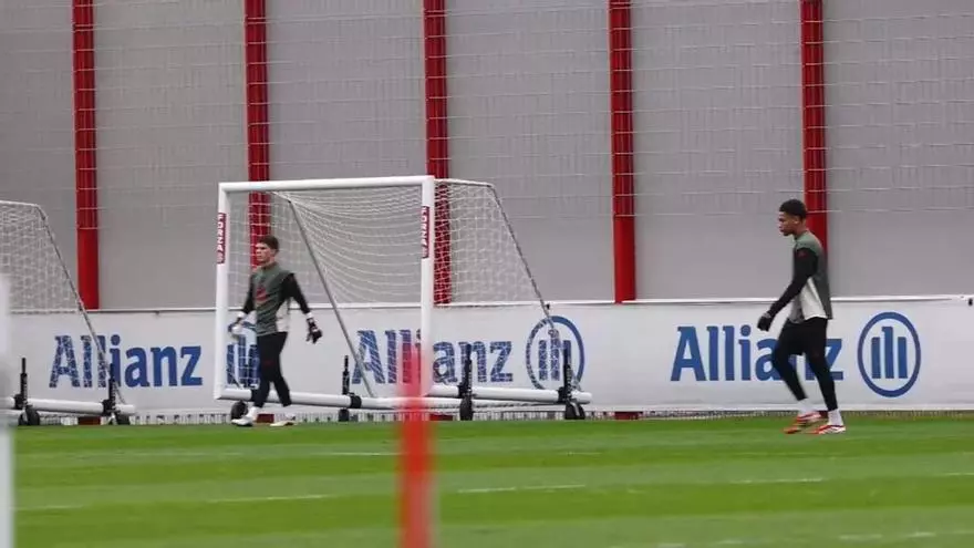 El Bayern prepara la vuelta de octavos de final de la Champions frente al Atalanta