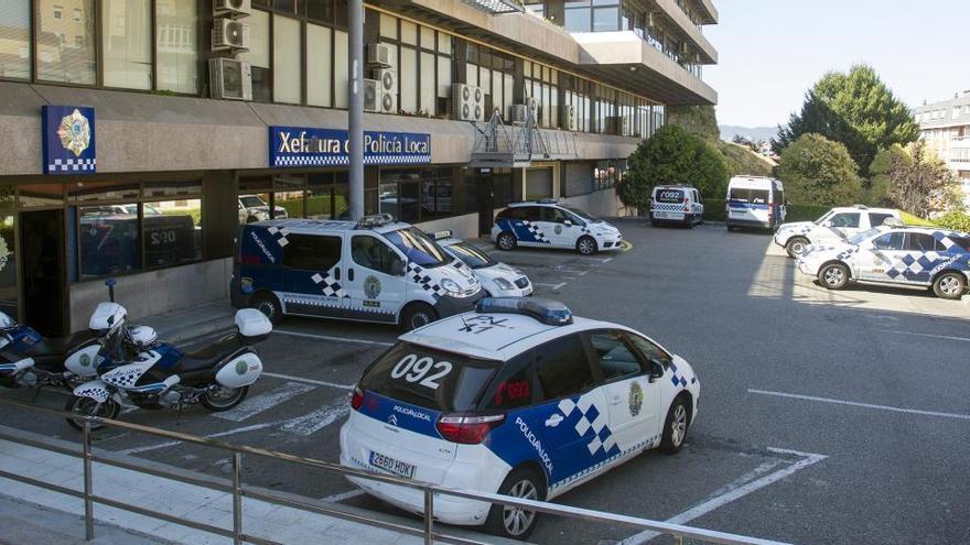 Parque móvil de la Policía Local de Vigo