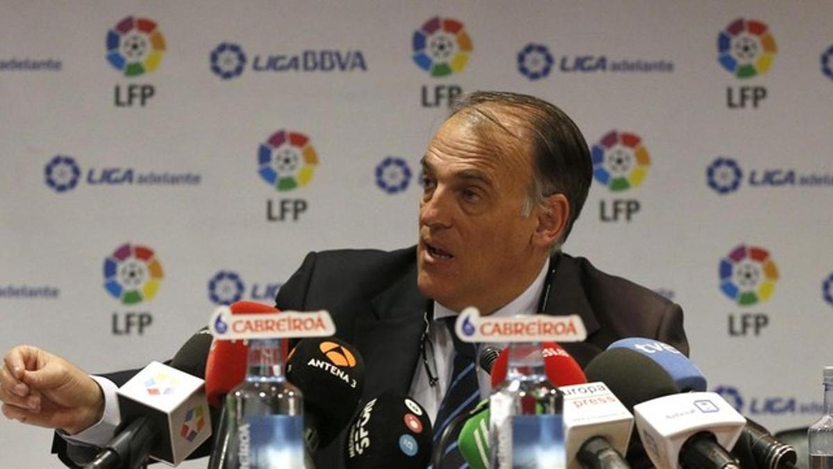 Javier Tebas, presidente de la LFP.