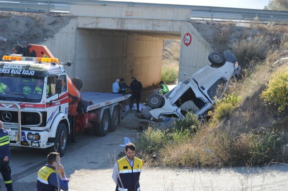 Grave accidente en la autovía Lorca-Águilas